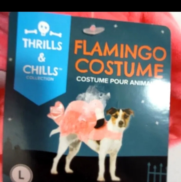 Flamingo Costume Thrills & Chills Med-Large - Picture 2 of 7